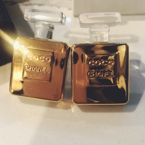 CHANEL Jewelry - SOLD! vintage Chanel perfume earrings